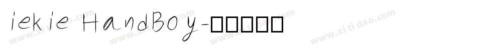 iekie HandBoy字体转换